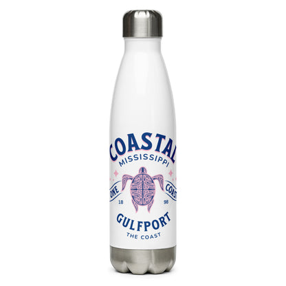 Gulfport, MS Turtle Coast Stainless Steel Water Bottle