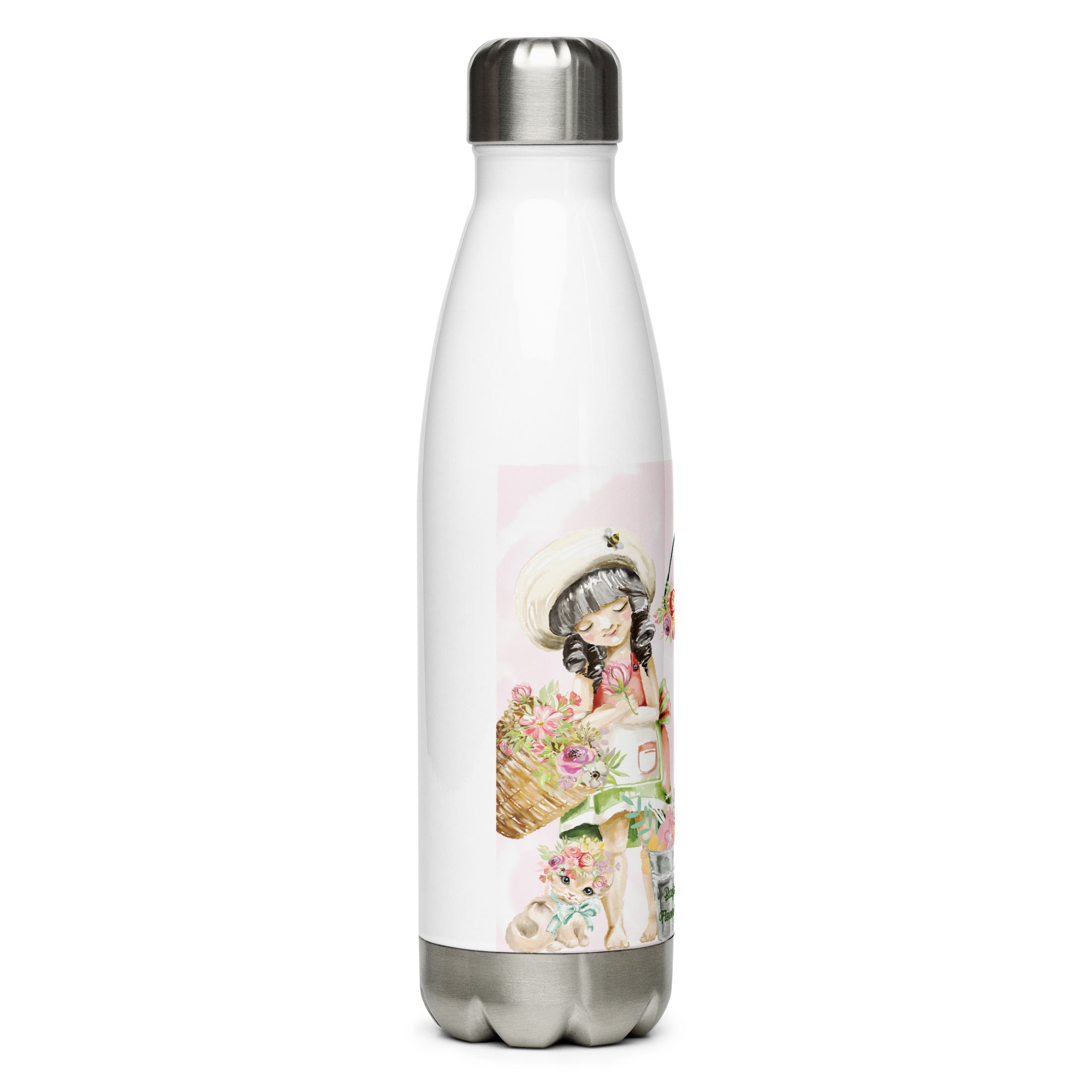 Country FarmGirl Stainless Steel Water Bottle