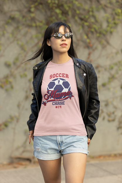 Soccer Mom T-Shirt on a mom